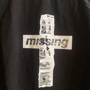 Champion Black Tee with Unique Graphic